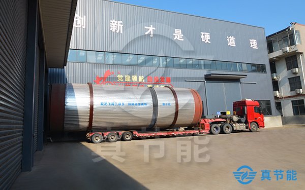 鋼廠污泥干化機的運輸現場